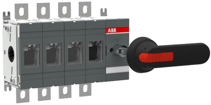 ABB OT400E40P Lasttrennschalter 4-polig 400 A, mit Griff und Welle