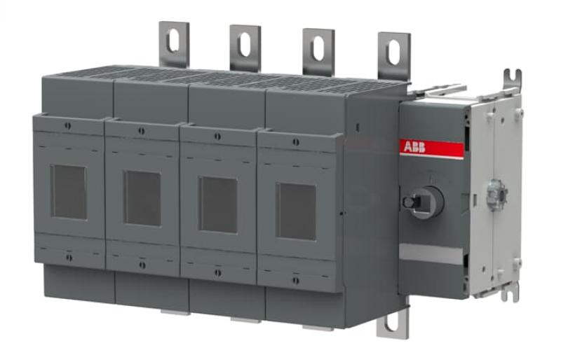 ABB OS400D40N2 Lasttrennschalter für Sicherungen 4-polig 400 A, ohne Griff und Welle ungesich. Neutralleiter rechts