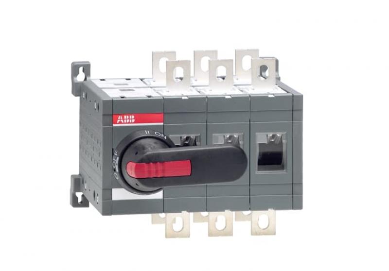 ABB OT315E03CP Lastumschalter 3-polig 315 A, mit Pistolengriff und Welle offene Umschaltung I-0-II