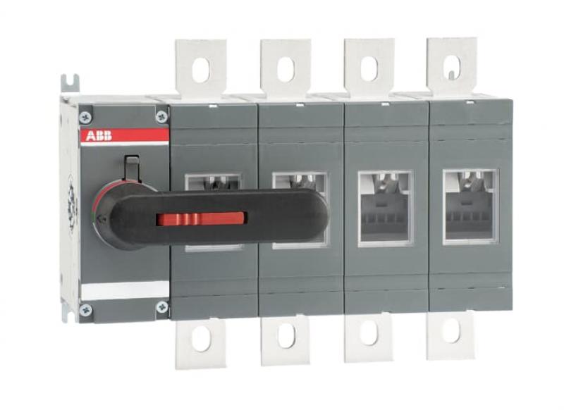 ABB OT800E04K Lasttrennschalter 4-polig 800 A, mit direkt mont. Griff
