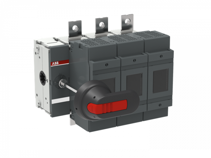 ABB OS250D03P-42 Lasttrennschalter für Sicherungen 3-polig 250 A, mit Griff und Welle