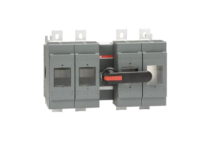 ABB OS630D22N2P Lasttrennschalter für Sicherungen 4-polig 630 A, mit Griff und Welle ungesich. Neutralleiter (rechts)