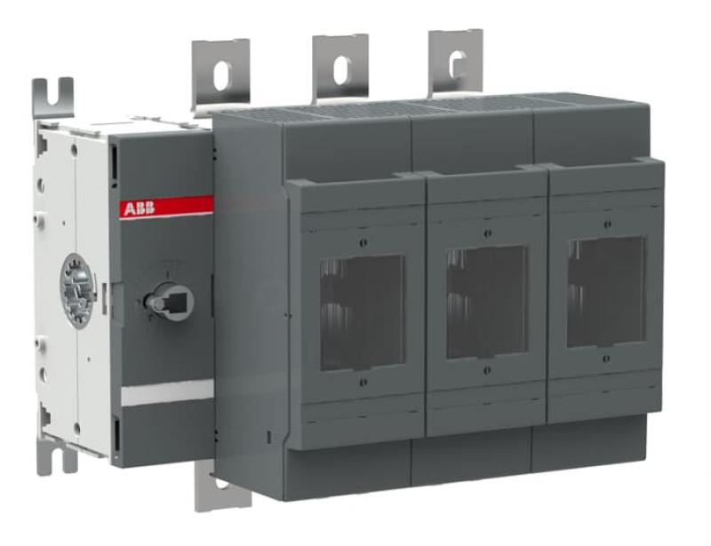 ABB OS800D03 Lasttrennschalter für Sicherungen 3-polig 800 A, ohne Griff und Welle