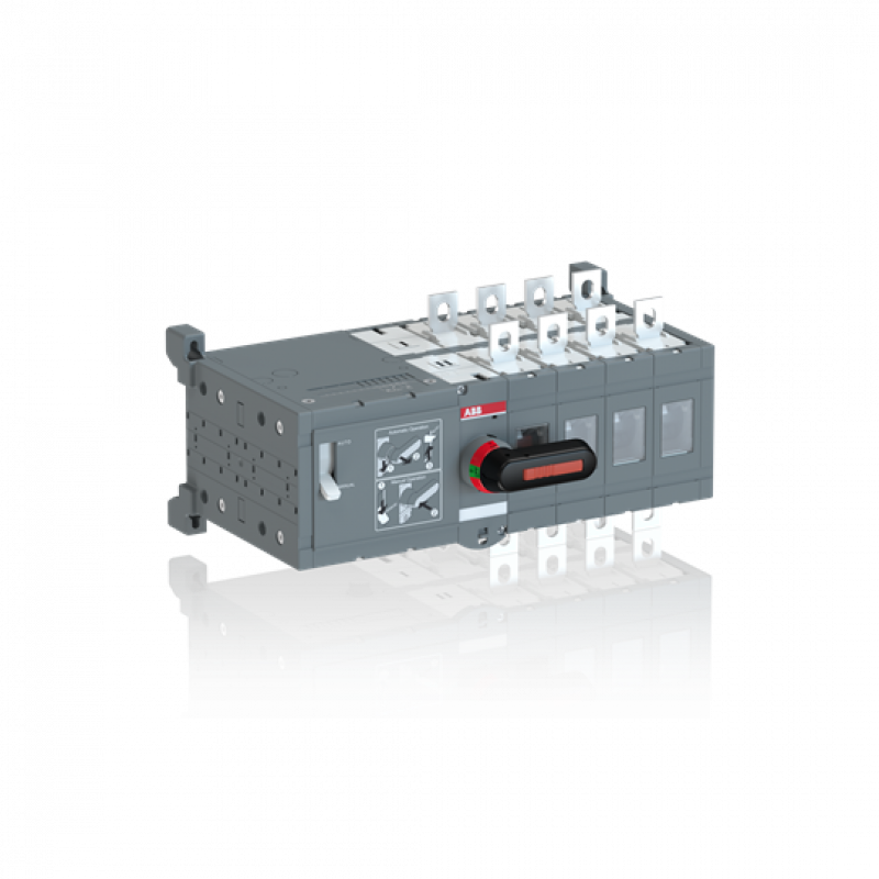 ABB OTM250E4CM48D Lastumschalter mit Motor 4-polig 250 A, mit Griff für manuellen Betrieb Motorspannung Ue 48V DC/I-0-II