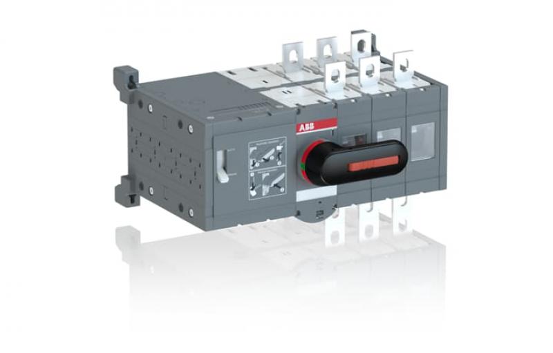 ABB OTM315E3CM110V Lastumschalter mit Motor 3-polig 315 A, mit Griff für manuellen Betrieb Motorspannung Ue 110-125V AC/DC/I-0-II