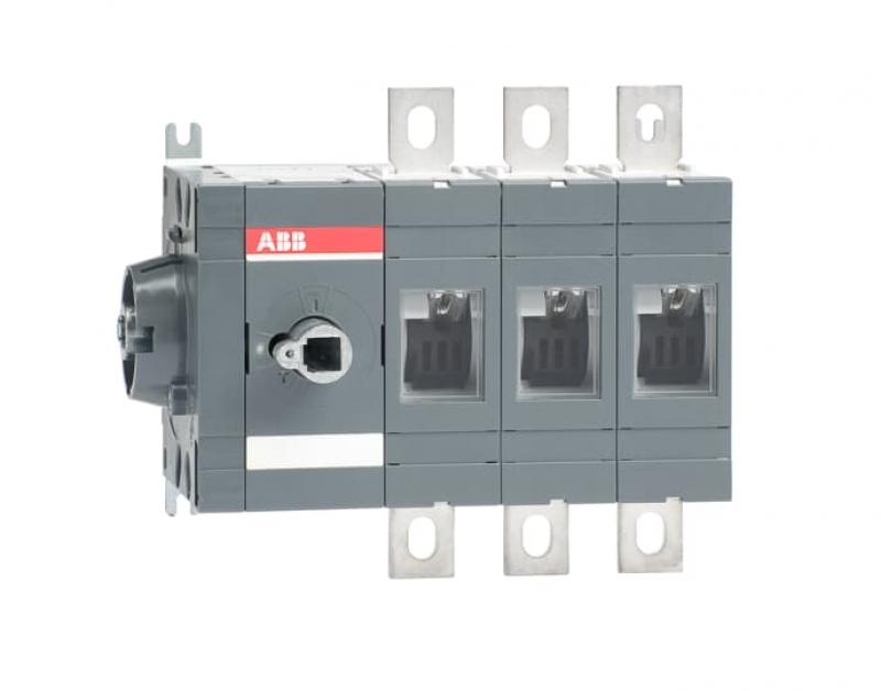ABB OT315ES03 Lasttrennschalter 3-polig 315 A, ohne Griff und Welle seitliche Betätigung links