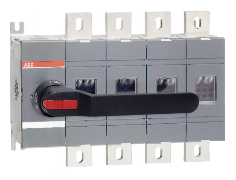 ABB OT1250E04P Lasttrennschalter 4-polig 1250 A, mit Griff und Welle