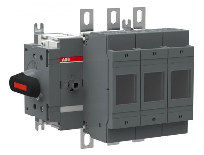 ABB OS200DS03K Lasttrennschalter für Sicherungen 3-polig 200 A, mit direkt montiertem Griff seitliche Betätigung