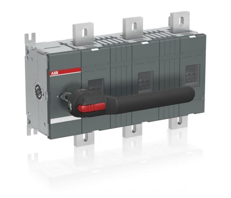 ABB OT1000E03W4P Lasttrennschalter 3-polig 1000 A, mit Griff und Welle mit großem Phasenabstand