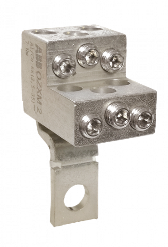 ABB OZXM2/1 Anschlussklemme 6 Stück 2.5 … 35 mm² Cu/Al