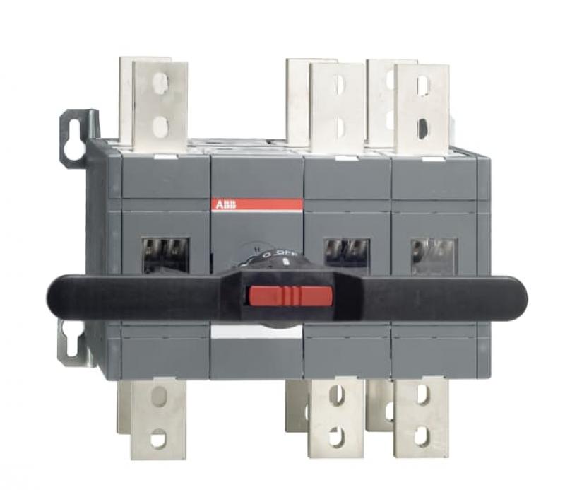 ABB OT1600E12CP Lastumschalter 3-polig 1600 A, mit Griff und Welle offene Umschaltung I-0-II