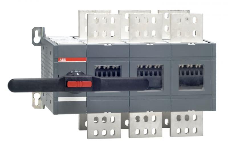 ABB OT2000E03CP Lastumschalter 3-polig 2000 A, mit Griff und Welle offene Umschaltung I-0-II