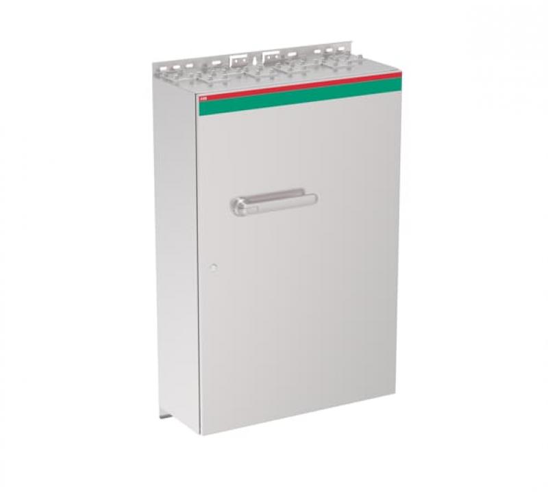 ABB OT1250ESUR3TZ Sicherheitsschalter im Edelstahlgehäuse 3-polig 710 kW 400 V mit Edelstahlgriff IP65 Einführung unten