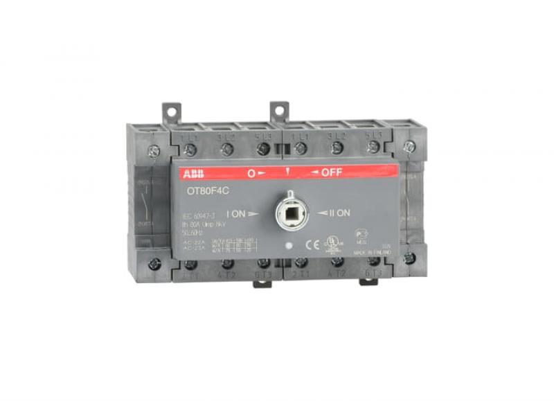 ABB OT80F4C Lastumschalter 4-polig 80 A, ohne Griff und Welle I-0-II