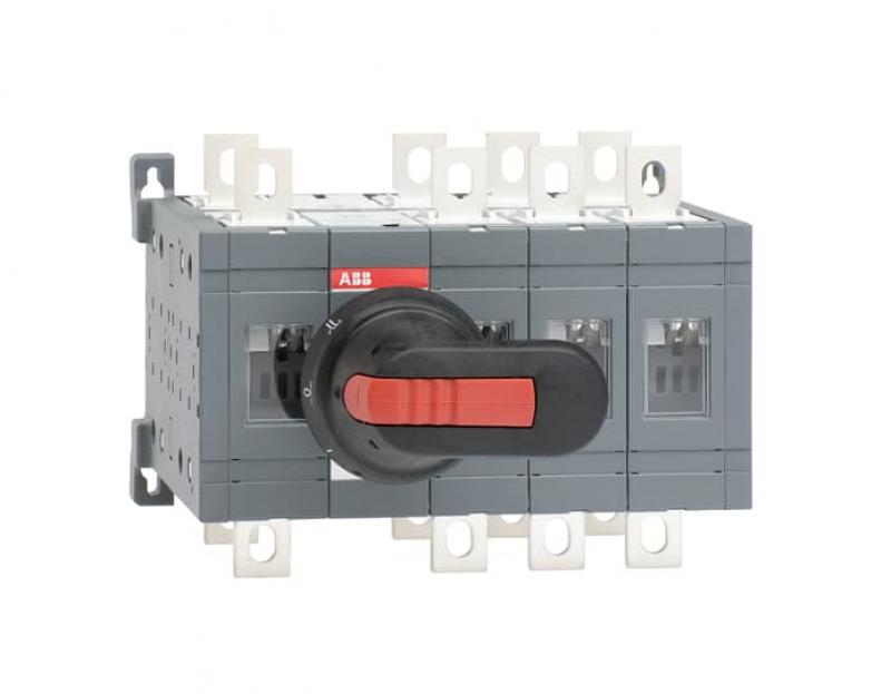 ABB OT160E13CFP Lastumschalter 4-polig 160 A, mit Griff und Welle schnelle Umschaltung I-0-II