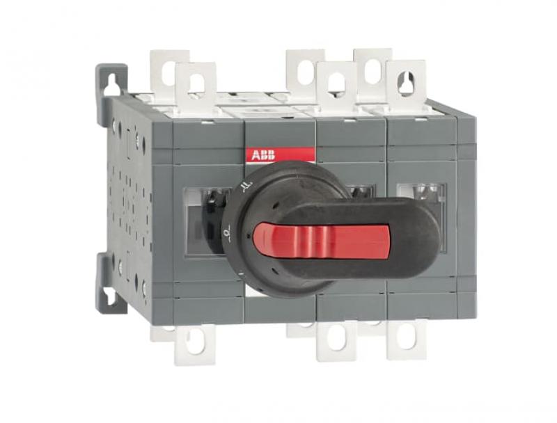 ABB OT160E12CFP Lastumschalter 3-polig 150 A, mit Griff und Welle schnelle Umschaltung I-0-II