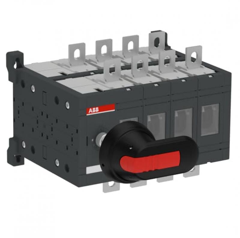 ABB OT200E04DP Doppel-Lasttrennschalter 4-polig 200 A, mit Griff und Welle
