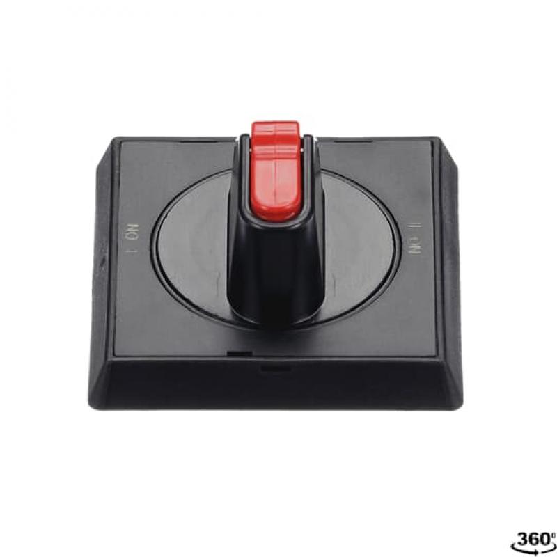 ABB OHBS2AJE011 Selektorgriff I-0-II schwarz Wellen-ø 6 mm IP65 für Lasttrenn., Trägerplatten und DIN-Schienenmontage