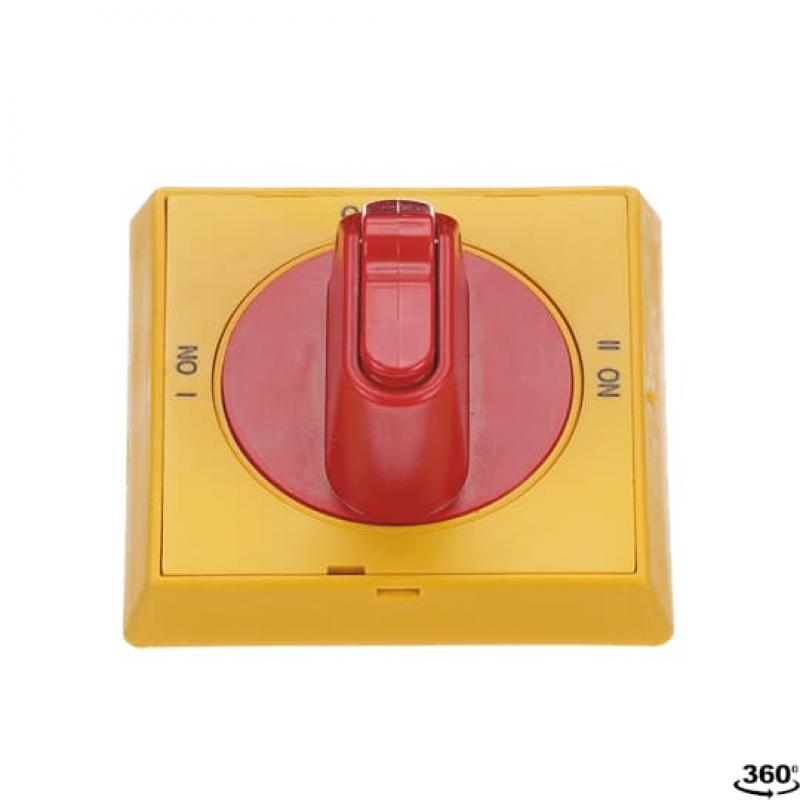 ABB OHYS2AJE011 Selektorgriff rot-gelb Wellen-ø 6 mm IP65 Beschriftung I-0-II