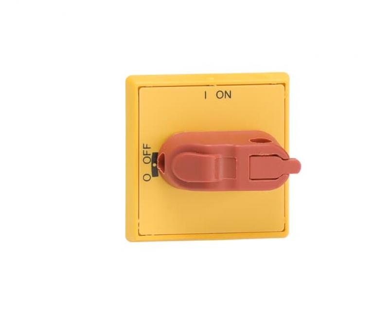 ABB OHYS3PH Selektorgriff I-0/ON-OFF rot-gelb IP54 für Lasttrennschalter Türmontage Schnappbefestigung