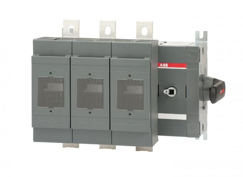 ABB OS800DS30K Lasttrennschalter für Sicherungen 3-polig 800 A, mit direkt montiertem Griff seitliche Betätigung