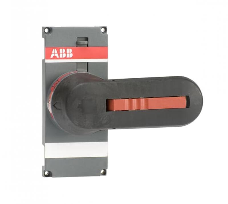 ABB OTV400ECLK Direktgriff schwarz inklusiv Welle und Abdeckung der Mechanik Beschriftung I-I+II-II