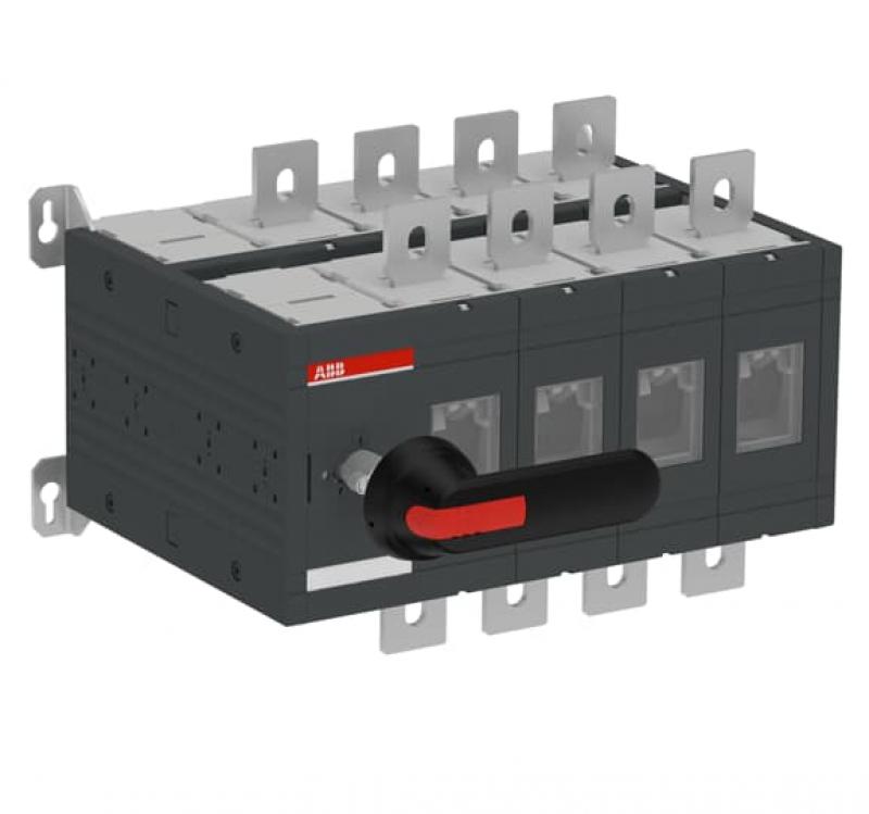 ABB OT630E04DP Doppel-Lasttrennschalter 4-polig 630 A, mit Griff und Welle IEC Variante