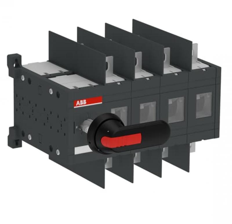 ABB OT400U04DP Doppel-Lasttrennschalter 4-polig 400 A, mit Griff und Welle UL Variante