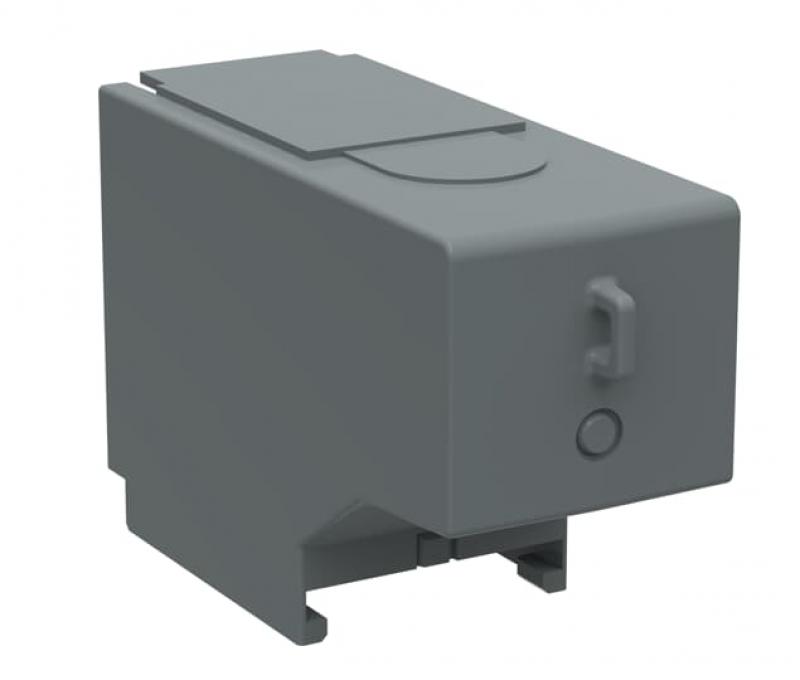 ABB OSS160GG1S/4 Schließer/4 Klemmenabdeckung Schnappbefestigung grauer Kunststoff IP3X kurze Ausführung VPE 4