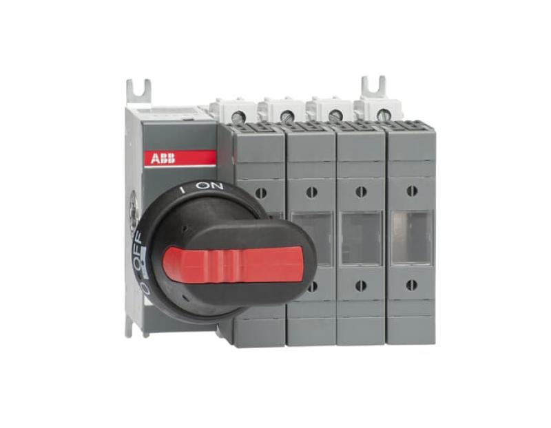 ABB OS32GD04N2P Lasttrennschalter für Sicherungen 4-polig 32A mit Griff und Welle ungesich. Neutralleiter (rechts)