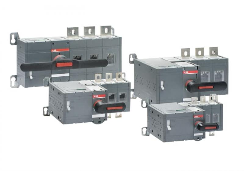 ABB OTM160E4WM230C Lasttrennschalter mit Motor 4-polig 160 A, mit Griff für manuellen Betrieb Motspg. Ue 220-240 V AC/großer Phasenabstand