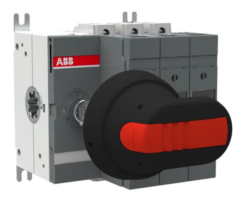 ABB OS50GF03P Lasttrennschalter für Sicherungen 3-polig 50 A, mit Griff und Welle für NFC-Sicherungen