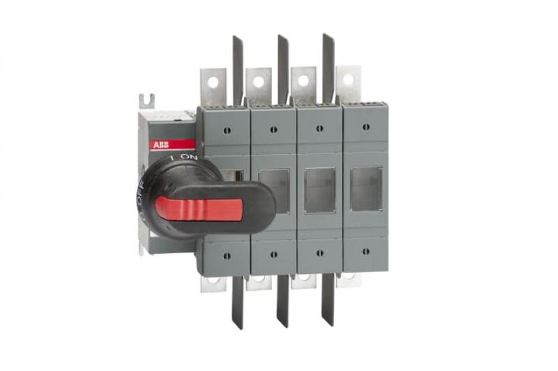 ABB OS100GJ04N1P Lasttrennschalter für Sicherungen 4-polig 100 A, mit Griff und Welle UL/CSA ungesich. Neutralleiter (links)