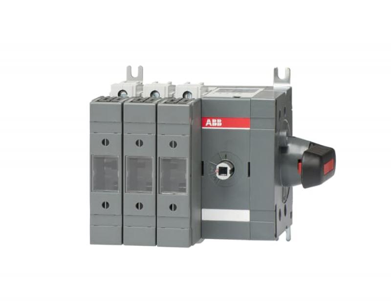 ABB OS63GDS30K Lasttrennschalter für Sicherungen 3-polig 63 A, mit direkt montiertem Griff seitliche Betätigung