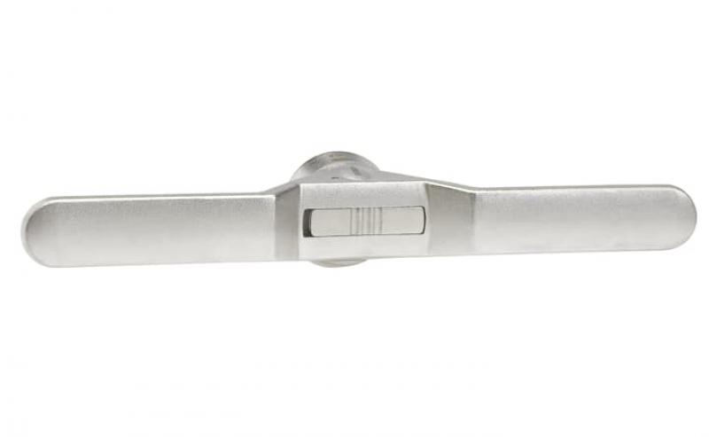 ABB OHM200L12P Edelstahlgriff grau 2x200 mm Wellen-ø 12 mm IP66 Beschriftung 0 OFF-1 ON