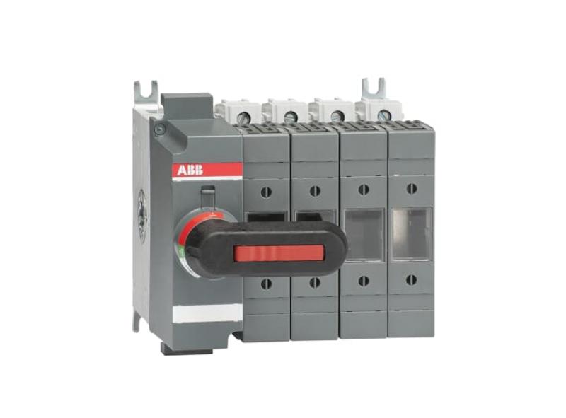 ABB OS63GD04N2K Lasttrennschalter für Sicherungen 4-polig 63 A, mit direkt montiertem Griff ungesich. Neutralleiter (rechts)