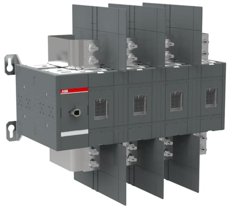 ABB OT2000U04 Lasttrennschalter 4-polig 2000 A, ohne Griff und Welle UL/CSA Trägerplattenmontage