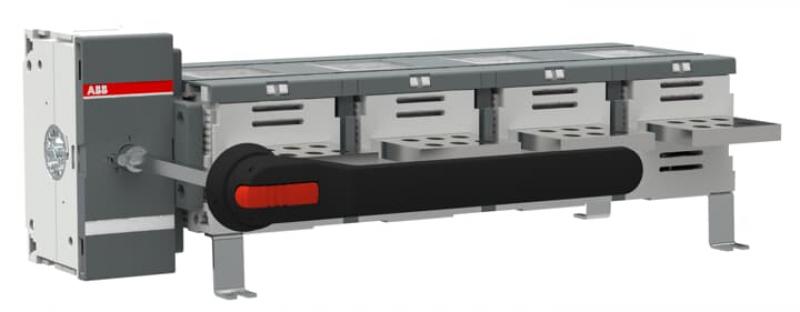ABB OT2500EM04W4P Erdungsschalter 4-polig mit Griff und Welle/großer Phasenabstand Mech. 90° gedreht Icw/1 Schließer 55kA, Icm 176 kA