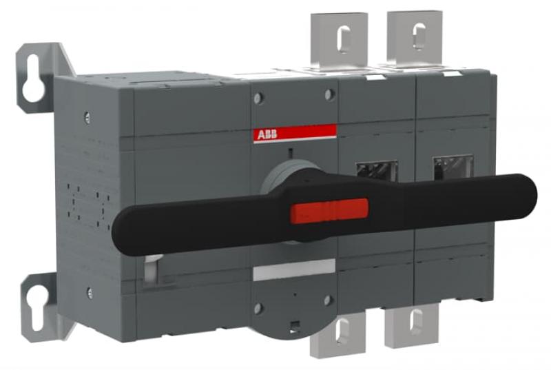 ABB OTM1250E2M230V Lasttrennschalter mit Motor 2-polig 1250 A, mit Griff für manuellen Betrieb Motorspannung Ue 220-240 V AC/DC