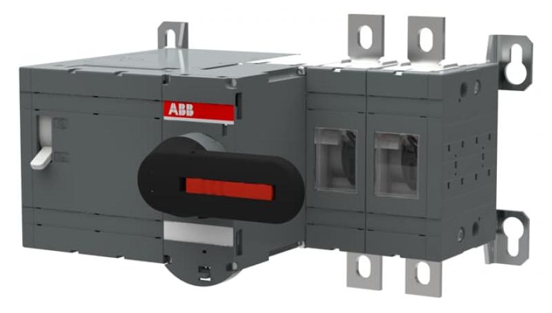 ABB OTM400E2M230V Lasttrennschalter mit Motor 2-polig 400 A, mit Griff für manuellen Betrieb Motorspannung Ue 220-240 V AC/DC