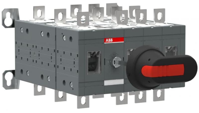 ABB OT250E13YP Bypass-Schalter 4-polig 250 A, mit Griff und Welle offene Umschaltung I-0-II