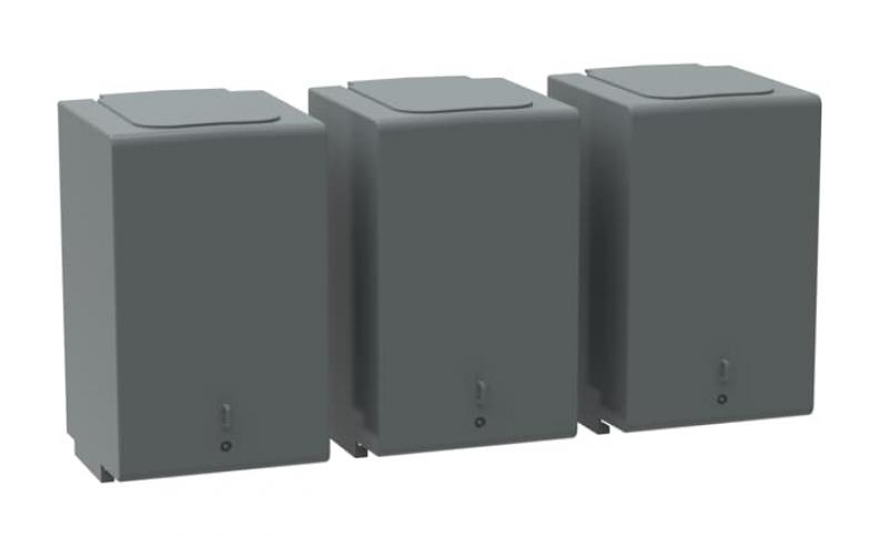 ABB OTS4000G1L/3 Klemmenabdeckung Schnappbefestigung grauer Kunststoff IP3X grau lange Ausführung VPE 3