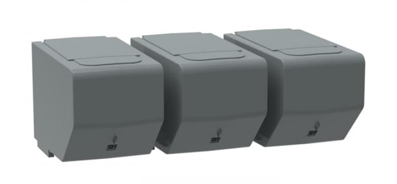 ABB OTS4000G1S/3 Schließer/3 Klemmenabdeckung Schnappbefestigung grauer Kunststoff IP3X grau kurze Ausführung VPE 3