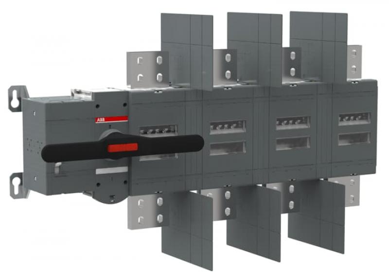 ABB OTM4000E4W8M230C Lasttrennsch. mit Motor 4-polig 4000 A, mit Griff für manuellen Betrieb Motspg. Ue 220-240 V AC/185 mm Phasenabstand