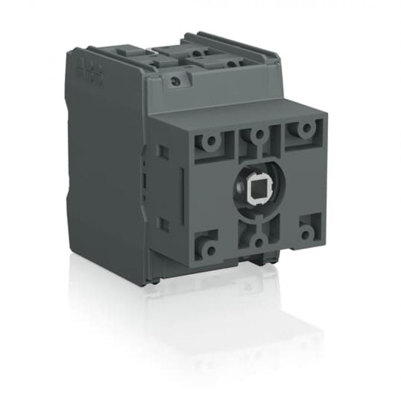 ABB OTDC25UST4 DC-Lasttrennschalter 4-polig 25 A, ohne Griff UL Türmontage 2x600 V DC mit mont. Kurzschlussb. Zweikreis