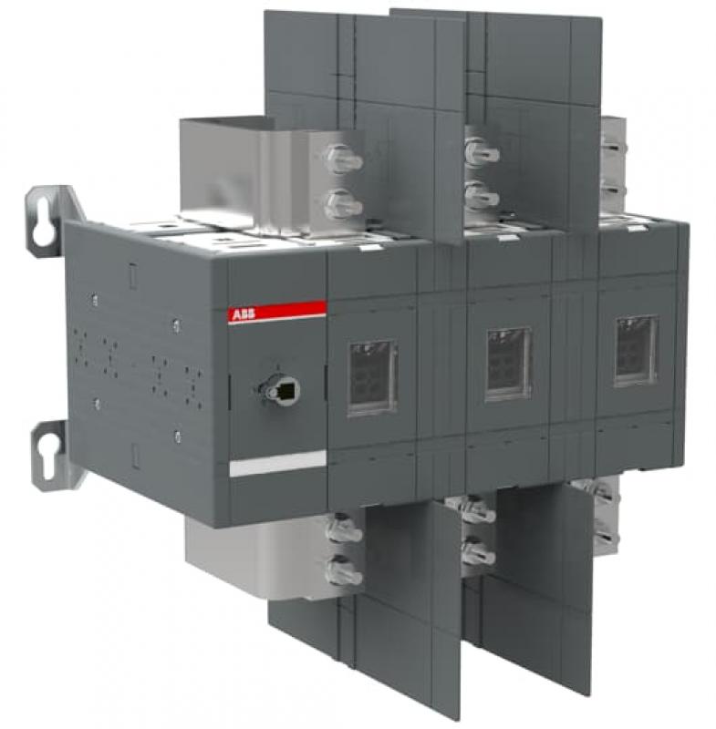 ABB OT1600U03 Lasttrennschalter 3-polig 1600 A, ohne Griff und Welle UL/CSA Trägerplattenmontage