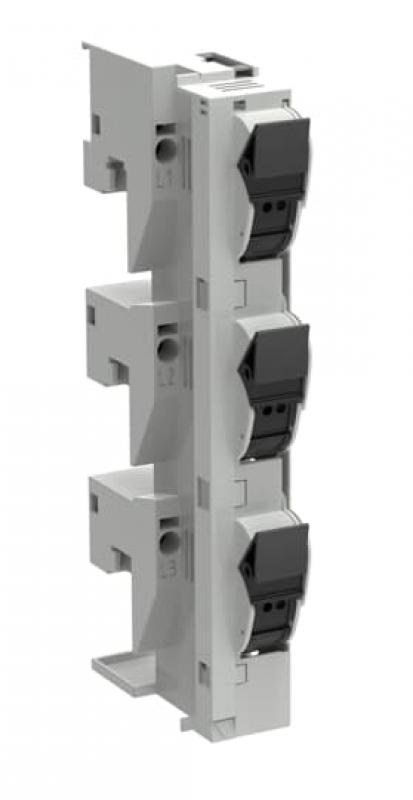 ABB XLPD0-FS-1038-3P Lasttrennschalt für Sich 3-polig 32A mit Rahmenklemmen zyl. Sicherungseins. 10x38 Phasenab 60 mm