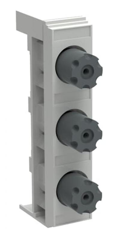 ABB XLPD0-FB-E27/42-3P DII-Sicherungssockel 3-polig 25 A, mit Rahmenklemmen DII E27 Breite 42mm Phasenabstand 60 mm