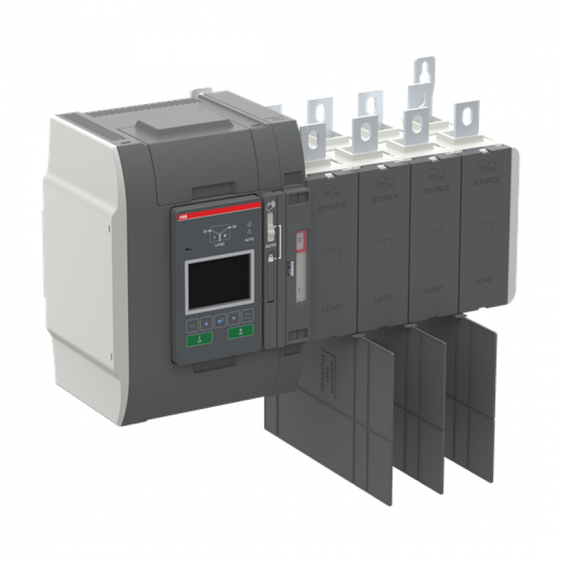 ABB OXA600U3S3QT Automatischer Umschalter TruONE 3-pol + N 600 A, Level 3 Steuereinheit 200 ... 480 V AC, Zugang oben offene Umschaltung I-II UL