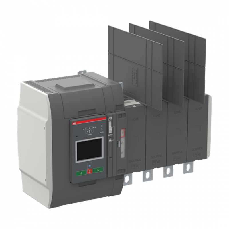 ABB OXB630E3S4QB Automatischer Umschalter TruONE 3-pol + N 630 A, Level 4 Steuereinheit 200 ... 480 V AC, Zugang unten verzögerte Umschaltung I-0-II